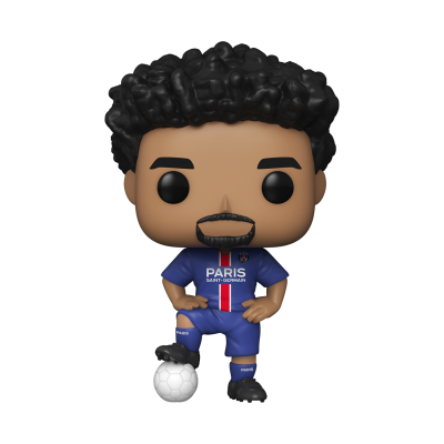 Figura Funko Pop jogador de futebol Paris Saint-Germain com bola