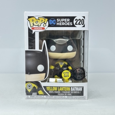 Figura vinil Yellow Lantern Batman POP! Heroes DC número 220
