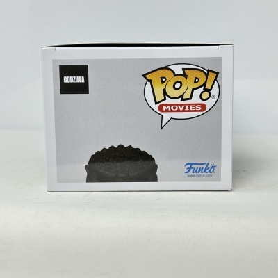 Caixa de Funko Pop Movies com texto GODZILLA e logótipo Funko
