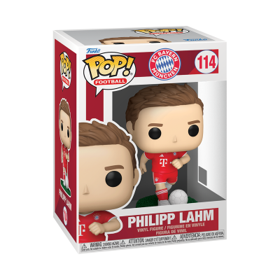 Figura Funko Pop Philipp Lahm do FC Bayern München na caixa