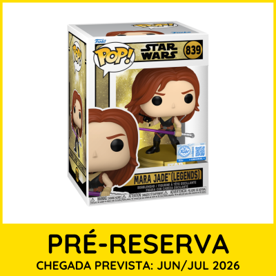 Figura Funko POP! Mara Jade Legends Star Wars 839 em caixa