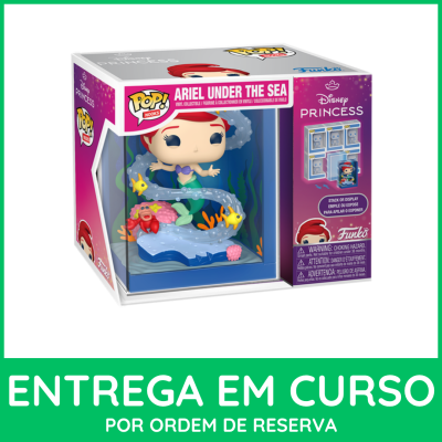 Boneco Funko Pop! Ariel Under The Sea em caixa de coleção com janela transparente