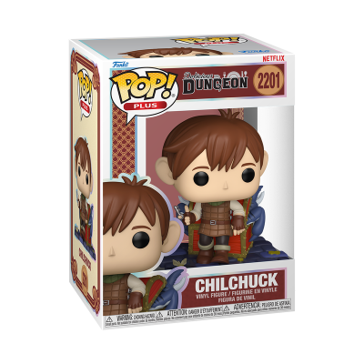 Figura Funko Pop Plus Chilchuck Dungeons & Dragons na caixa
