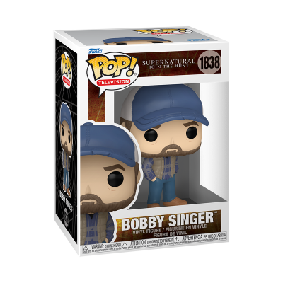 Funko Pop de Bobby Singer da série Supernatural em embalagem original