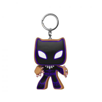 Porta-chaves super-herói com máscara preta e contornos roxos