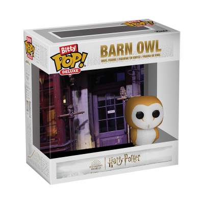 Figura Funko Pop! da coruja Barn Owl em embalagem Harry Potter