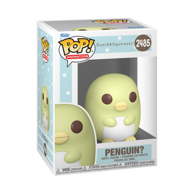 Figura de vinil Funko Pop! Animation pinguim amarelo claro Sumikko Gurashi na caixa
