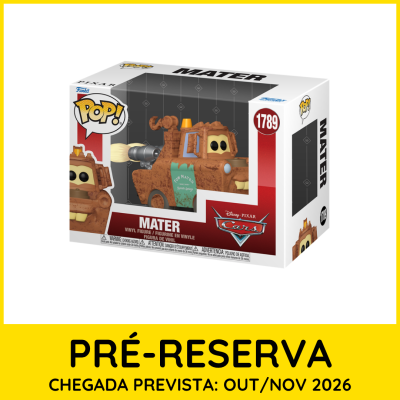 Figura Funko POP! Mater do filme Disney Pixar Cars em caixa com janela.