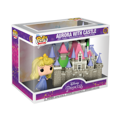 Figura Funko Pop! Aurora com castelo da Disney Princess em vinil