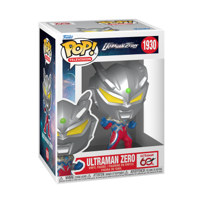 Boneco Funko Pop Ultraman Zero na caixa
