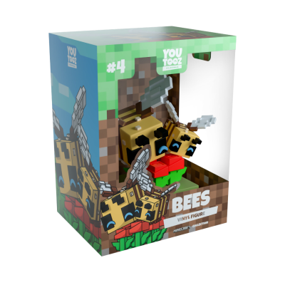 Caixa de figura em vinil Minecraft tema abelhas da YouTooz