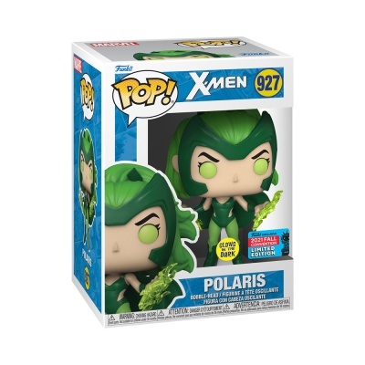 Figura colecionável POP! Funko Polaris da X-Men na embalagem