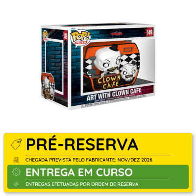 Figura vinilica Pop! Rides ART WITH CLOWN CAFE na caixa