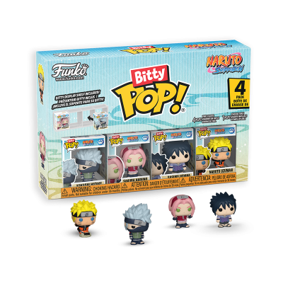 Conjunto de mini figuras Funko Bitty Pop! Naruto Shippuden em vinil