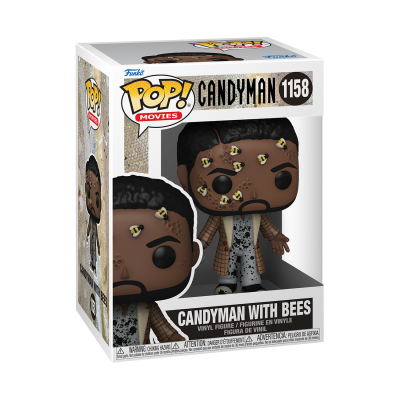Funko Pop Candyman com abelhas na caixa