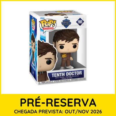 Figura Funko Pop Tenth Doctor Doctor Who em caixa