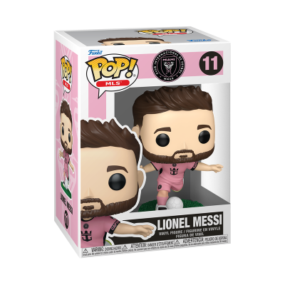 Figura de vinil Pop! Lionel Messi com equipamento rosa do Club Internacional de Futbol Miami