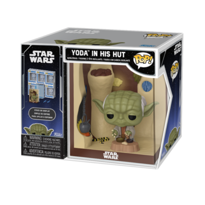 Figura POP! Yoda in His Hut Star Wars em caixa