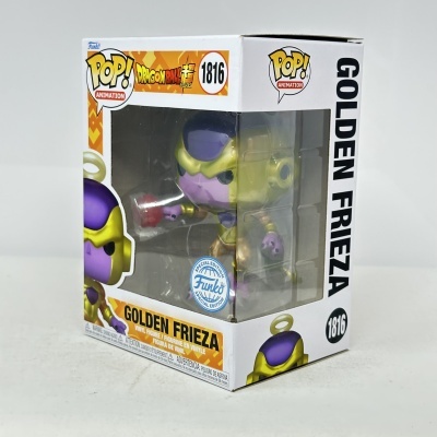 Figura Funko Pop! Golden Frieza da animação Dragon Ball Super na caixa