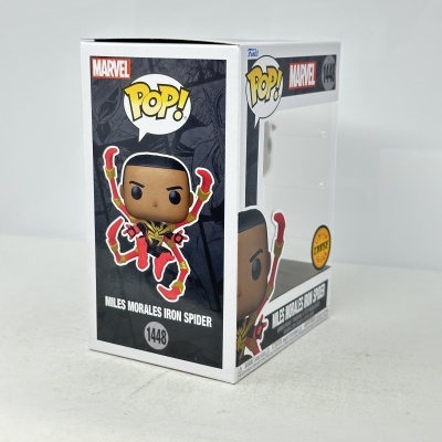 Embalagem Funko Pop! Marvel Miles Morales Iron Spider número 1448