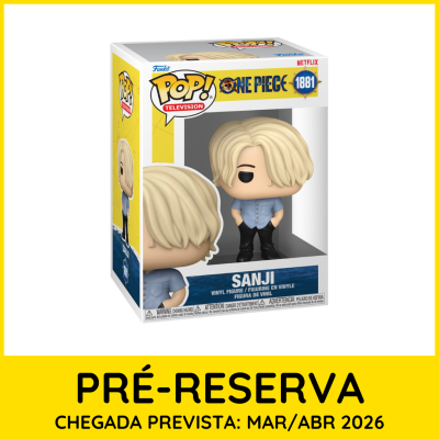Caixa Funko Pop! Sanji One Piece com figura de vinil dentro