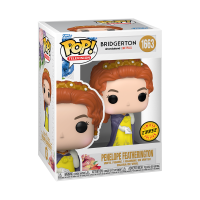 Caixa de figura Funko Pop! Penelope Featherington da série Bridgerton