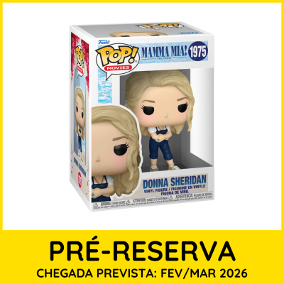 Funko Pop! Donna Sheridan Mamma Mia 1975 em caixa de embalagem