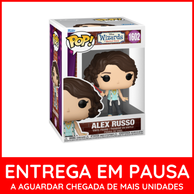Figura Funko Pop! de Alex Russo da coleção Wizards em embalagem original