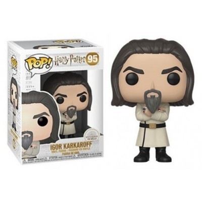 Funko Pop Igor Karkaroff Harry Potter 95 em caixa branca com janela