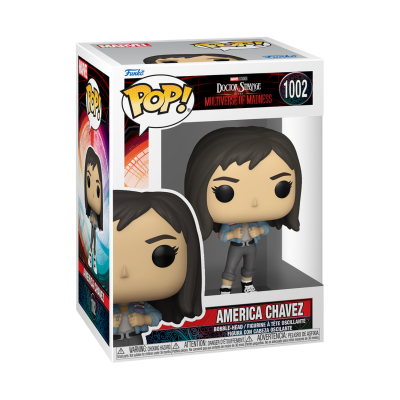 Figura Funko Pop! America Chavez na caixa