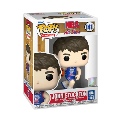 Figura Funko Pop! de John Stockton NBA All-Stars 141 em caixa