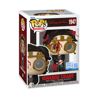 Funko Pop! Ichabod Crane Sleepy Hollow 1947 em caixa