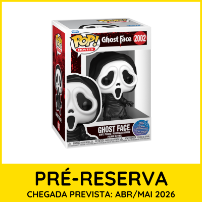 Figura de vinil Ghost Face Funko Pop! na caixa