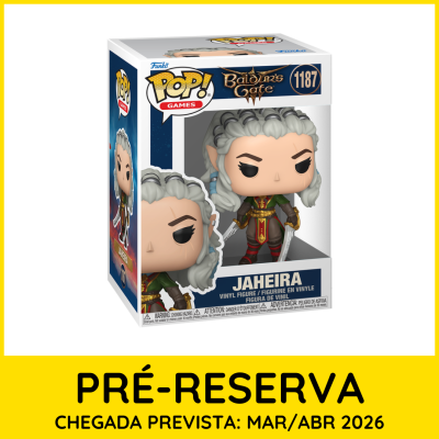 Figura Funko Pop! de vinil Jaheira Baldurs Gate 1187 na caixa
