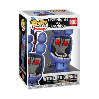 Figura Funko Pop! Withered Bonnie Five Nights at Freddy's na caixa