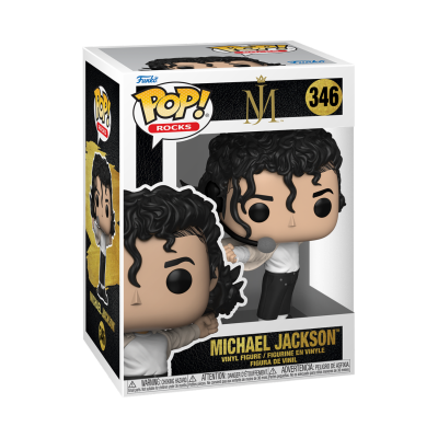Figura de vinil Pop! Rocks Michael Jackson em caixa