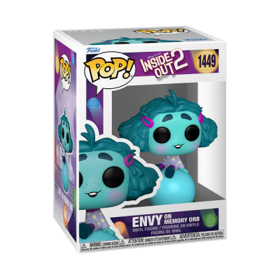 Figura Funko Pop! Envy on Memory Orb Inside Out 2 vinil na caixa