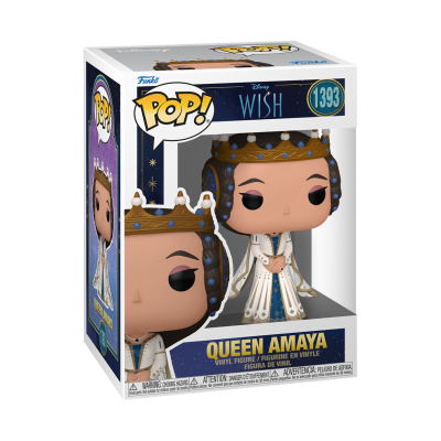 Funko Pop Queen Amaya Disney Wish na caixa