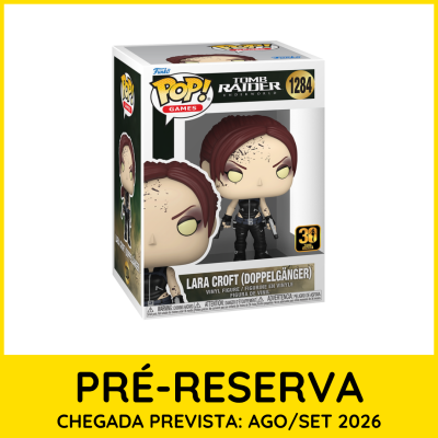 Figura Funko POP! de Lara Croft (Doppelgänger) em caixa