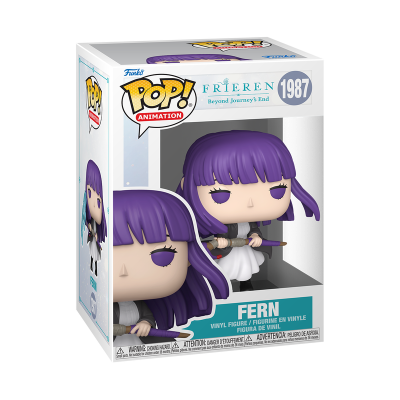 Figura Funko Pop! Fern da série Frieren Beyond Journey's End em embalagem