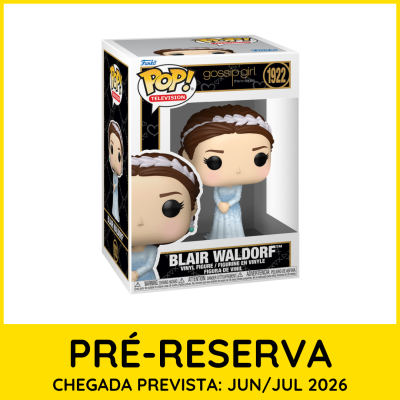 Figura Funko Pop! Blair Waldorf da série Gossip Girl em caixa de pré-reserva