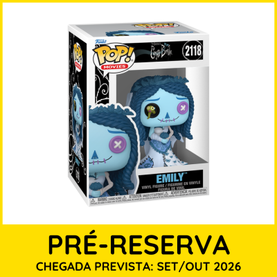 Figura Funko POP! Emily de vinil do filme The Corpse Bride na embalagem