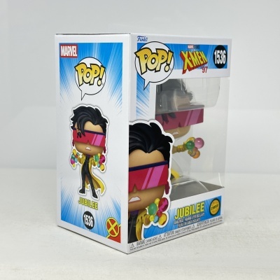 Caixa Funko Pop da personagem Jubilee da Marvel X-Men 97