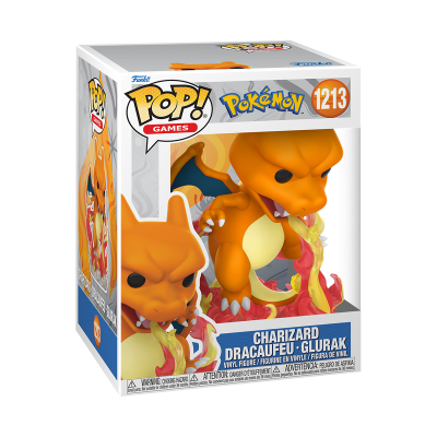 Figura Funko Pop de Charizard em caixa