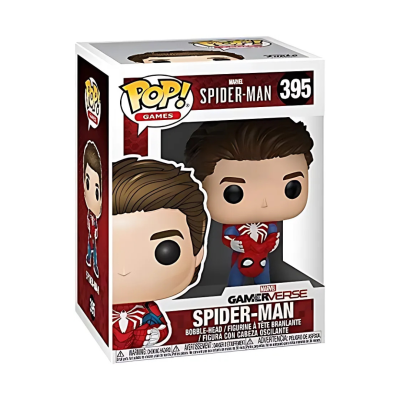 Figura Funko Pop Spider-Man Marvel Gamerverse 395 em caixa