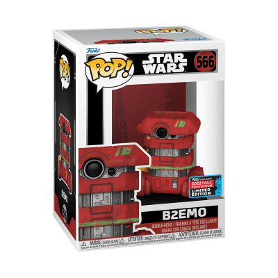 Funko Pop! B2EMO Star Wars vermelho nº566 em embalagem