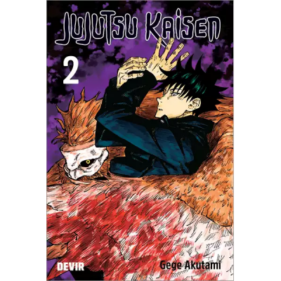 Capa do manga Jujutsu Kaisen volume 2 com ilustração a cores