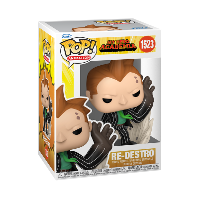 Funko Pop! Animation My Hero Academia Re-Destro vinil nº 1523 na caixa