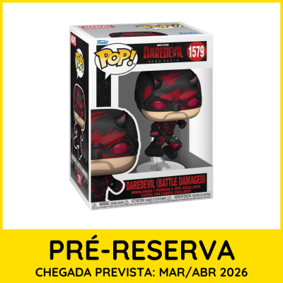 Figura Funko POP! Daredevil Battle Damaged na caixa