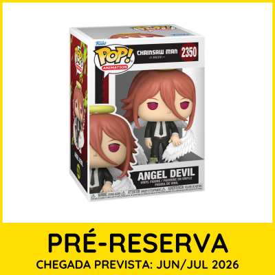 Figura Funko Pop Angel Devil da série Chainsaw Man na embalagem